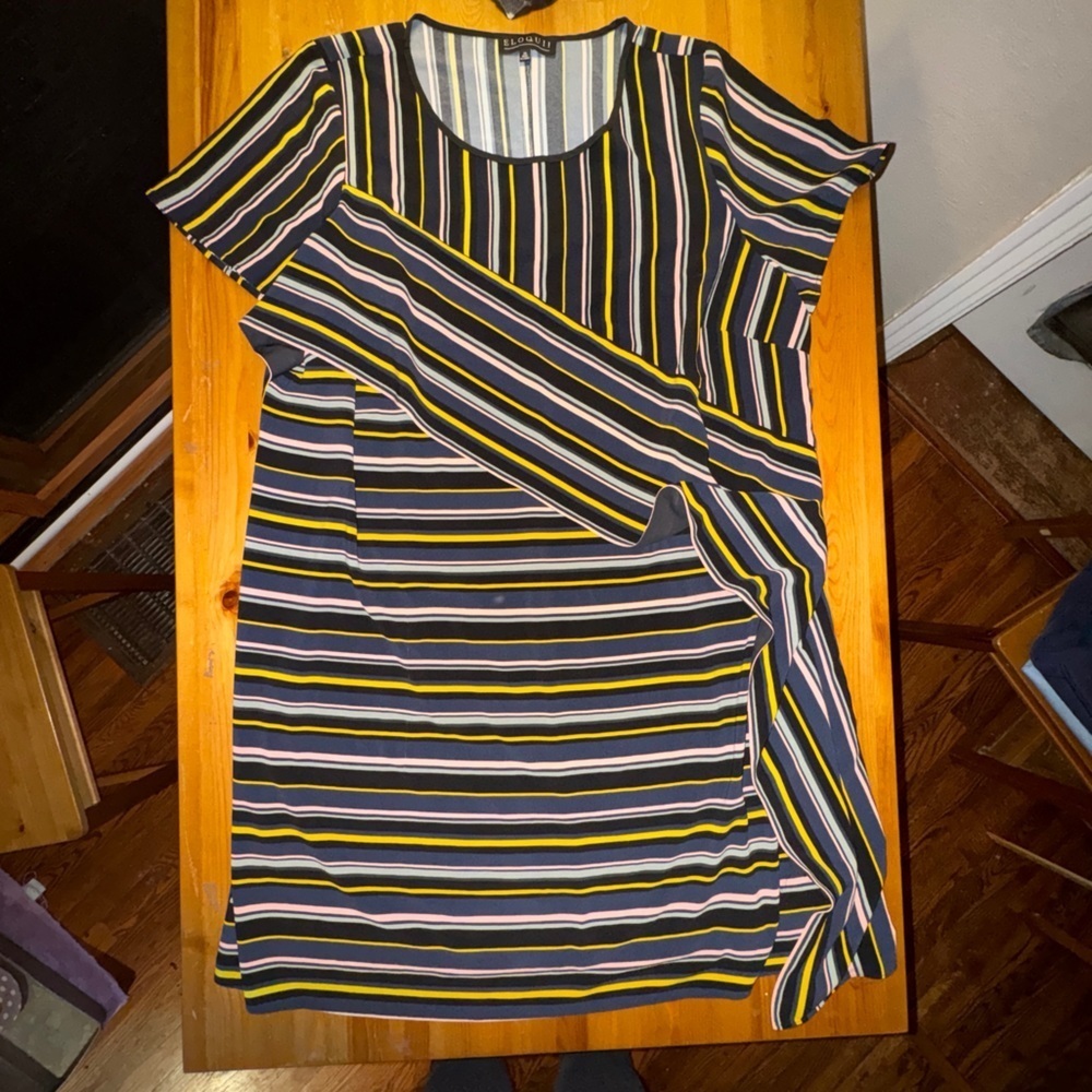 Eliquii striped dress